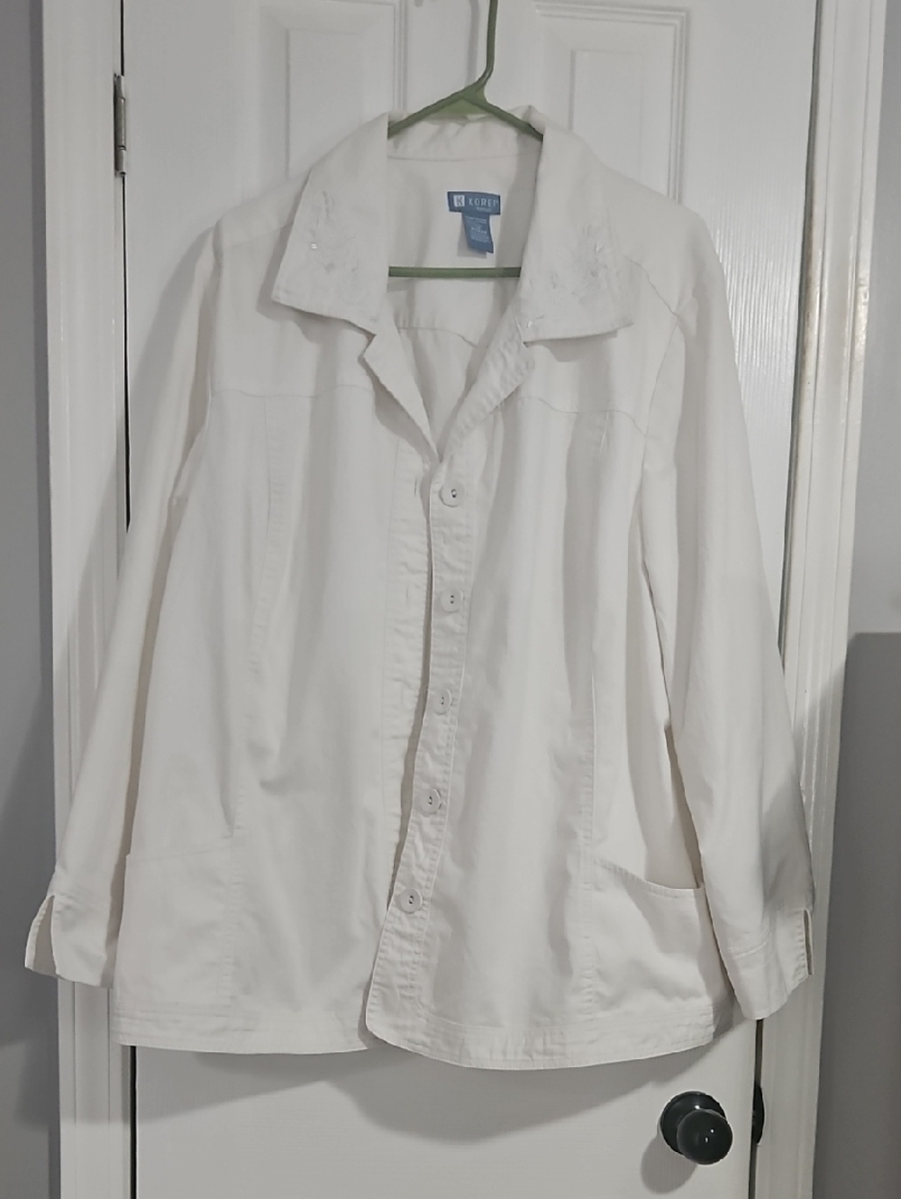 Koret White Utility Jacket